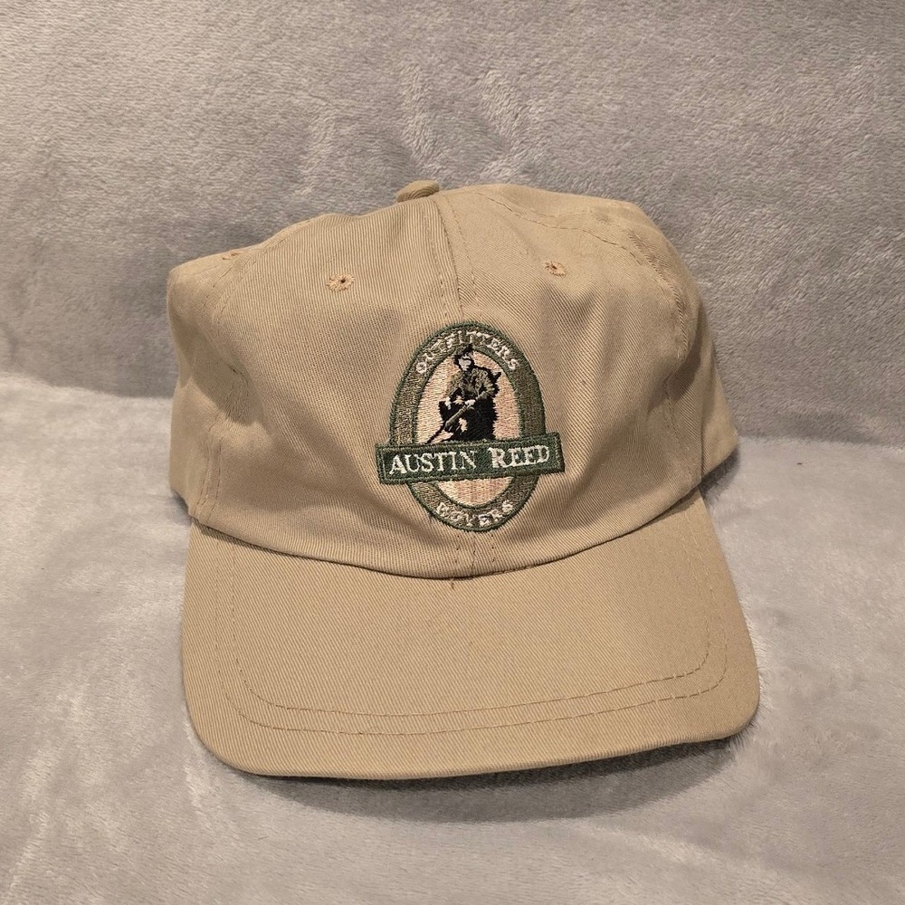 Austin Reed Outfitters Rovers‎ Tan Cotton Baseball Cap Adjustable Strap Back Hat
